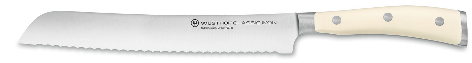 Wüsthof Classic Ikon Crème Bread Knife – 8" Wusthof by Kitchen Niche