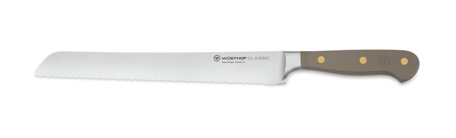 Wüsthof Classic Velvet Oyster Double Serrated Bread Knife – 9" Wusthof by Kitchen Niche