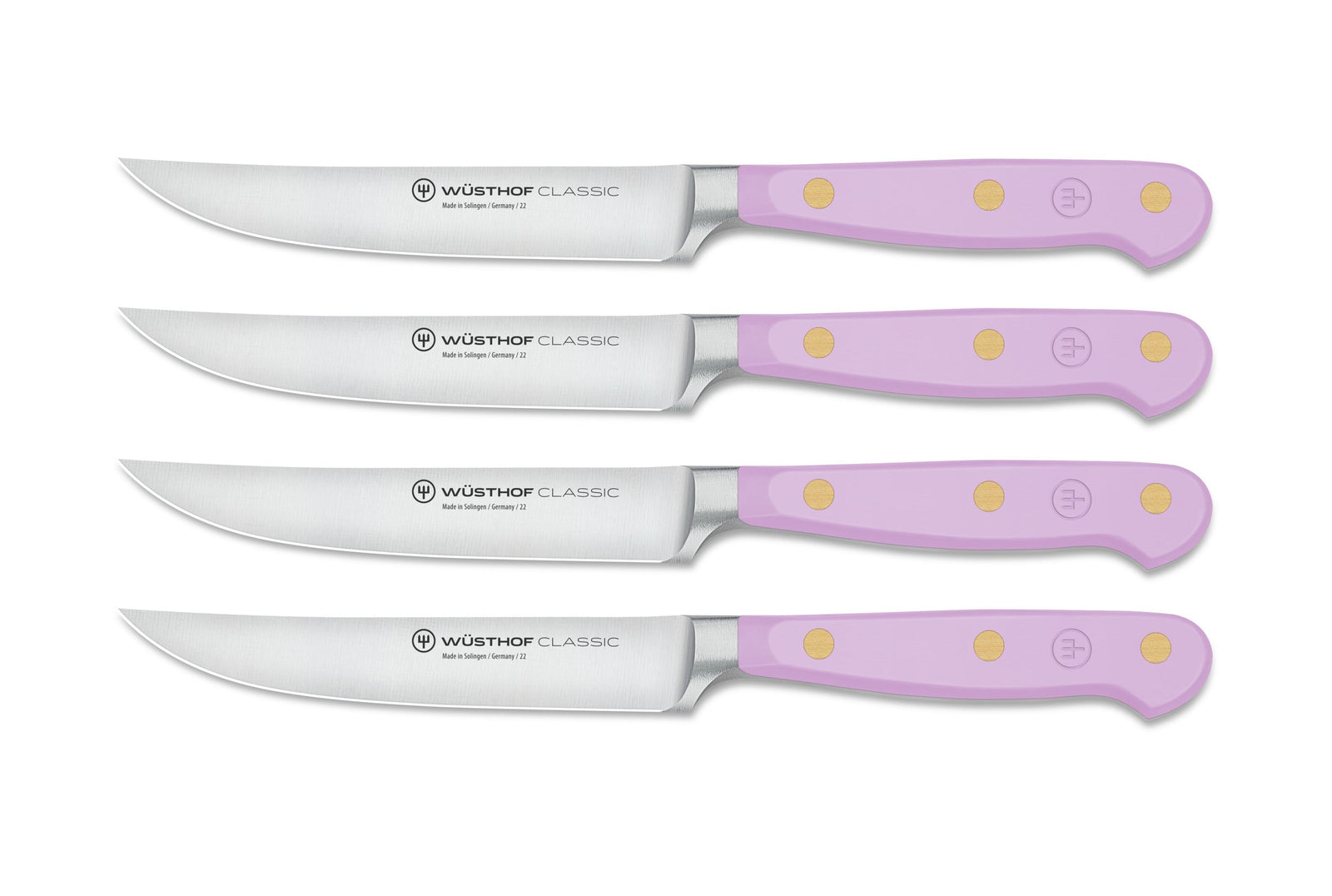 Wüsthof Classic Purple Yam Steak Knife Set – 4-pcs. Wusthof by Kitchen Niche