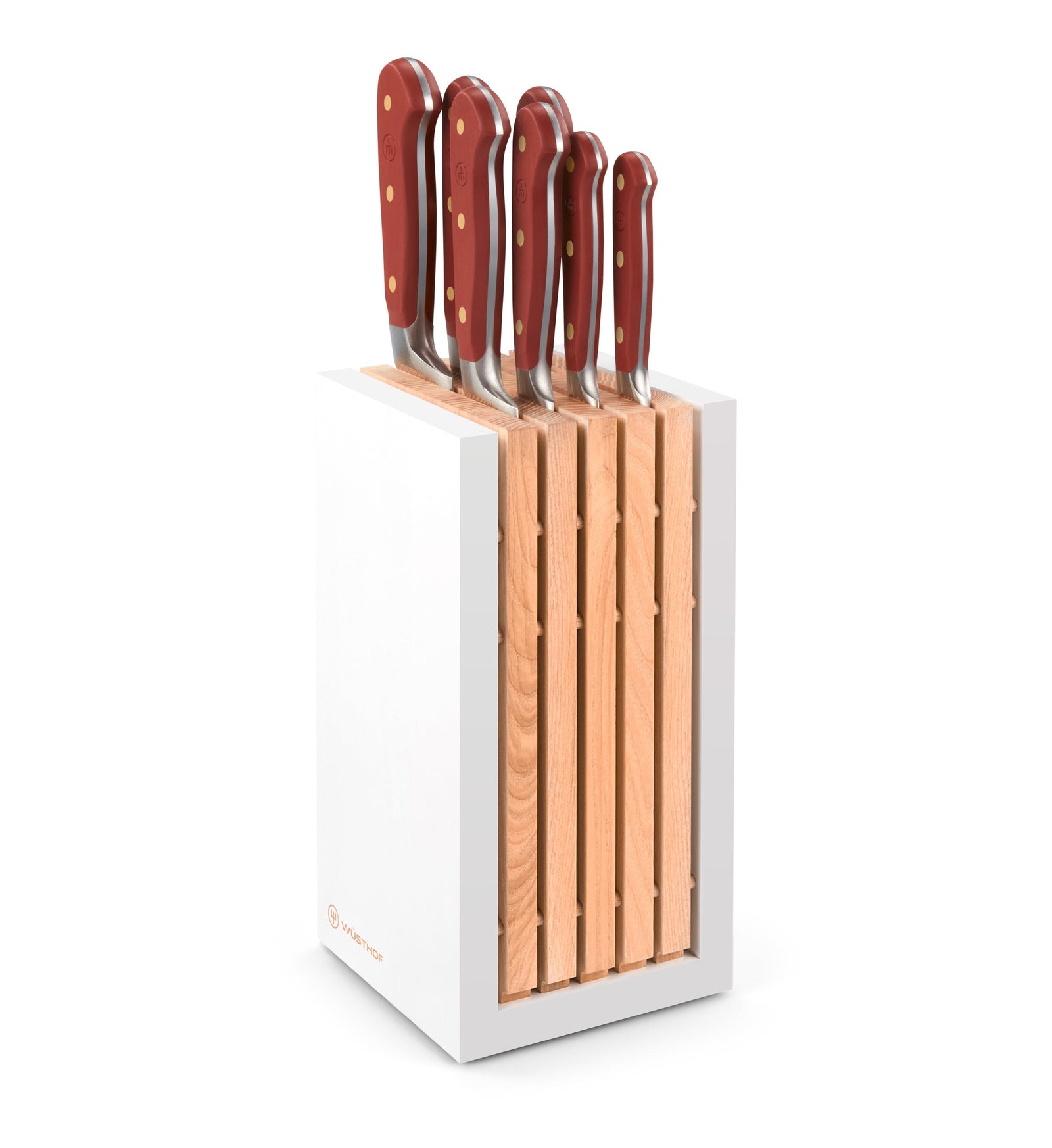 Wüsthof Classic Tasty Sumac Designer White Knife Block Set – 8-pcs. Wusthof by Kitchen Niche