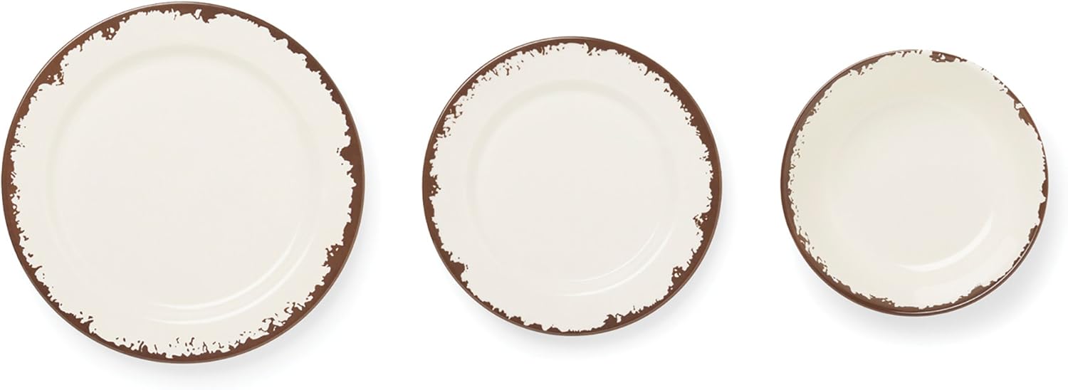 Fox Run Melamine Dinnerware Set, 12 Piece