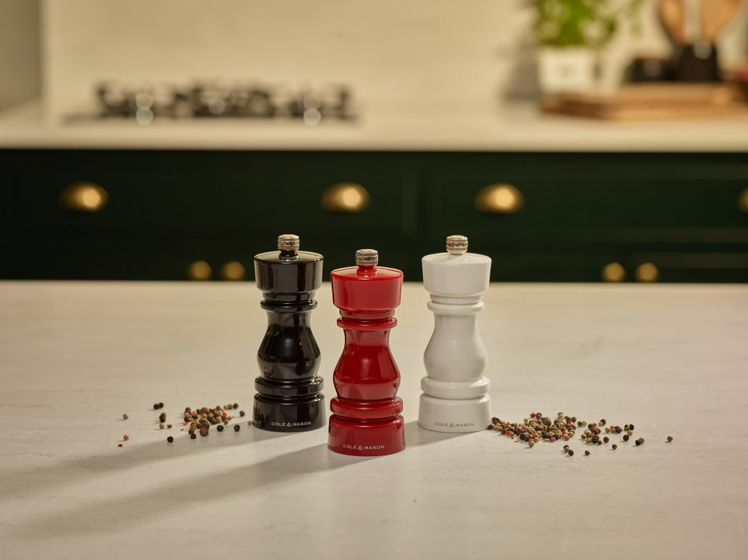 Cole & Mason London Pepper Mill – Red Acrylic