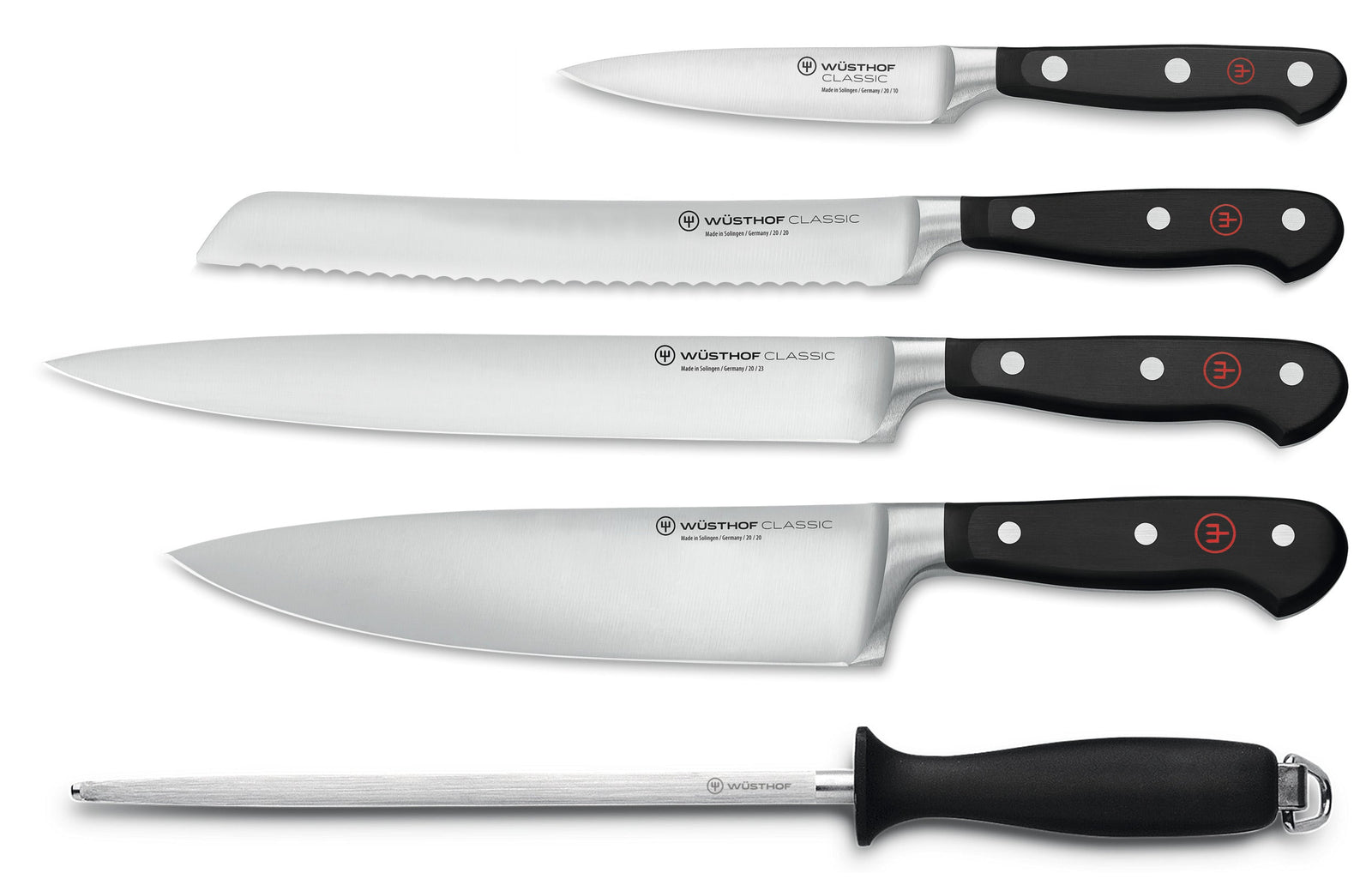 Wüsthof Classic Hosting Knife Set – 5-pcs. Wusthof by Kitchen Niche