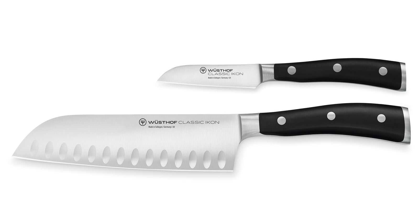 Wüsthof Classic Ikon Asian Prep Knife Set – 2-pcs. Wusthof by Kitchen Niche