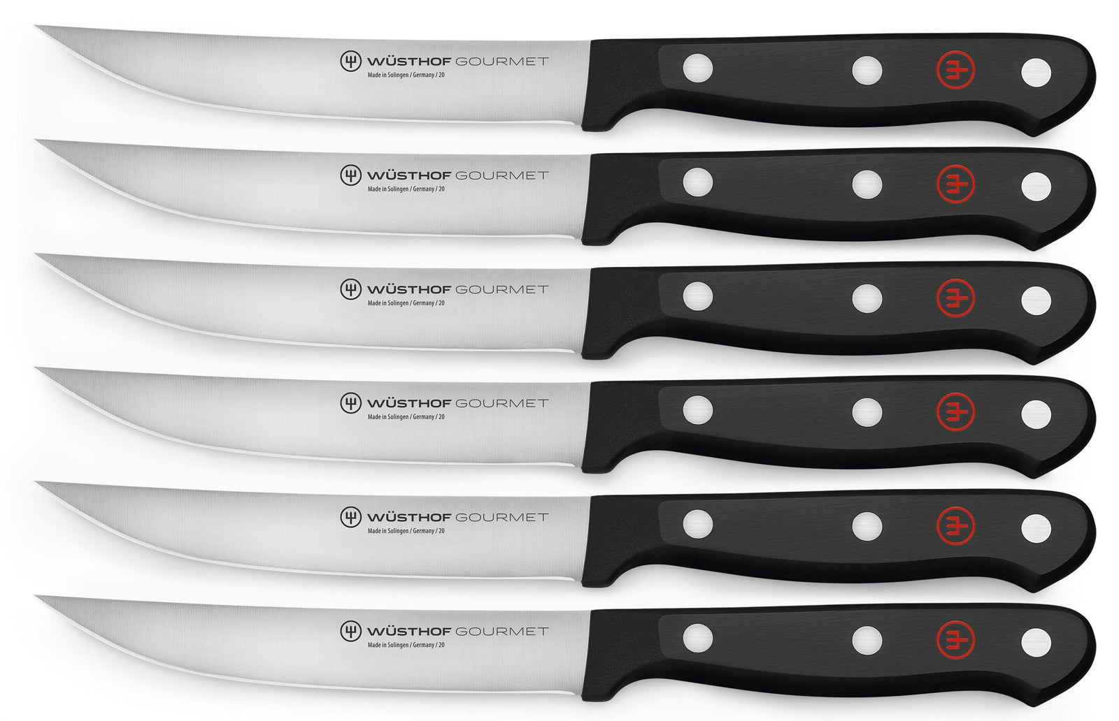 Wüsthof Gourmet Steak Knife Set – 6-pcs. Wusthof by Kitchen Niche