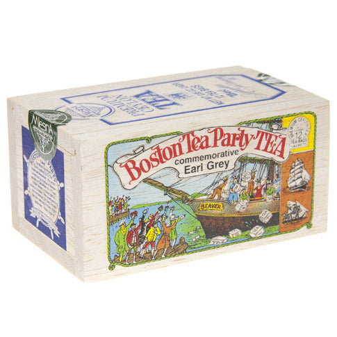 Metropolitan Tea Company Boston Tea Party Tea – 25 Teabag Wood Box