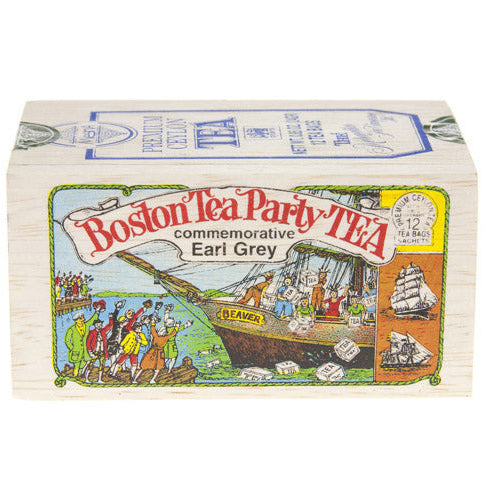 Metropolitan Tea Company Boston Tea Party Tea – 25 Teabag Wood Box