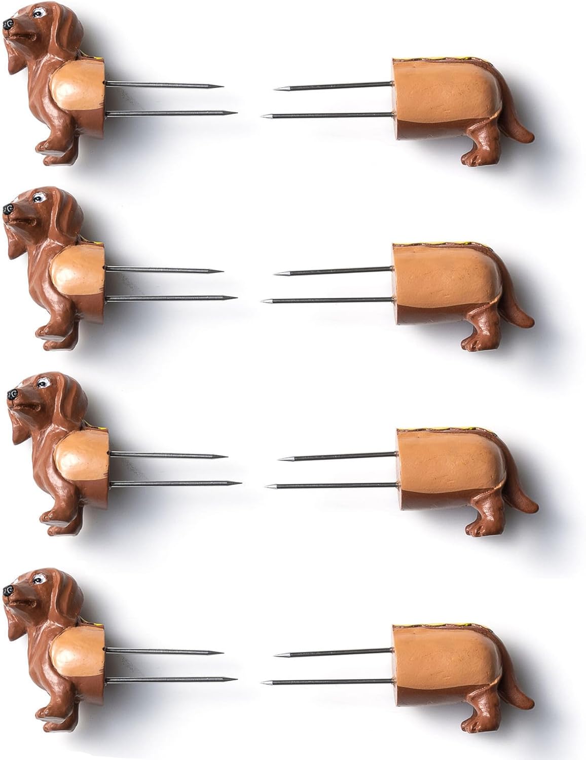 Outset Dachshund Corn Holder Set of 8