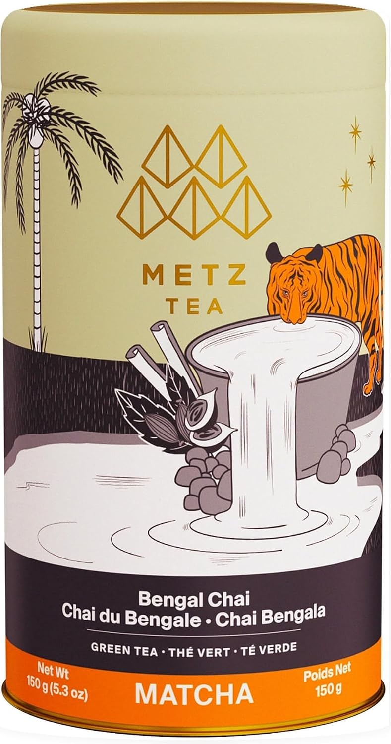 Metropolitan Tea Bengal Club Chai Green Tea Matcha