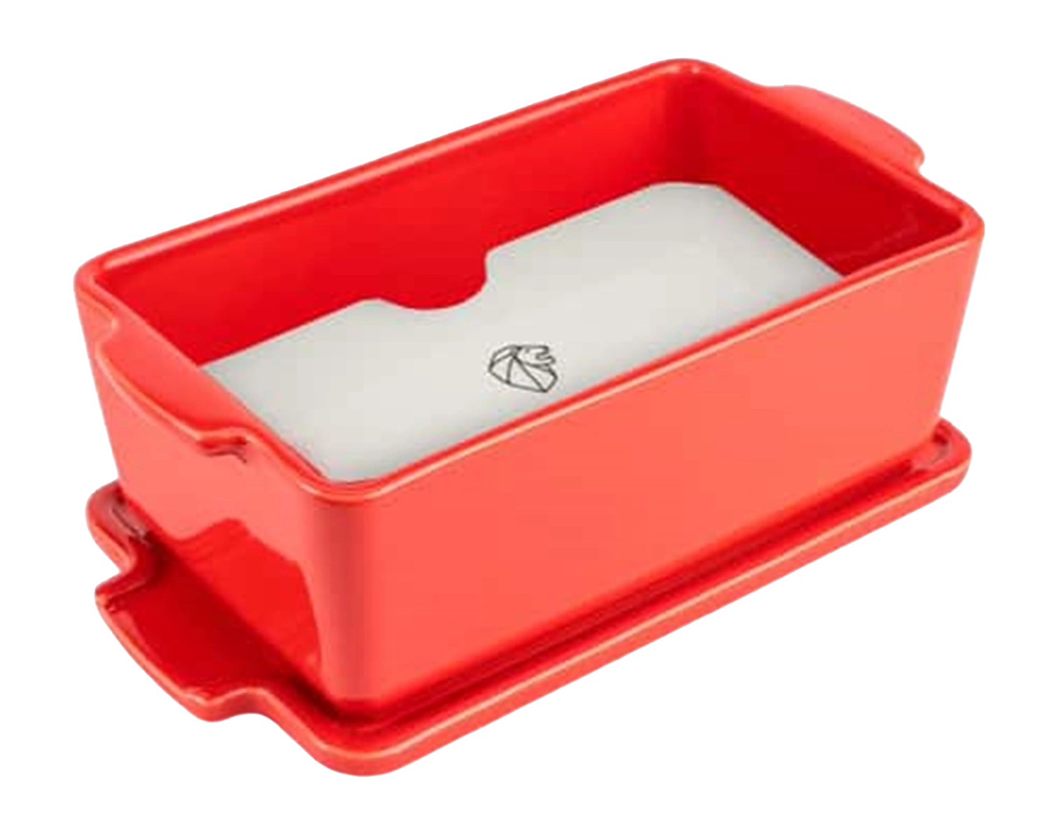 Peugeot Ceramic Terrine Dish & Press – Red – 21 cm