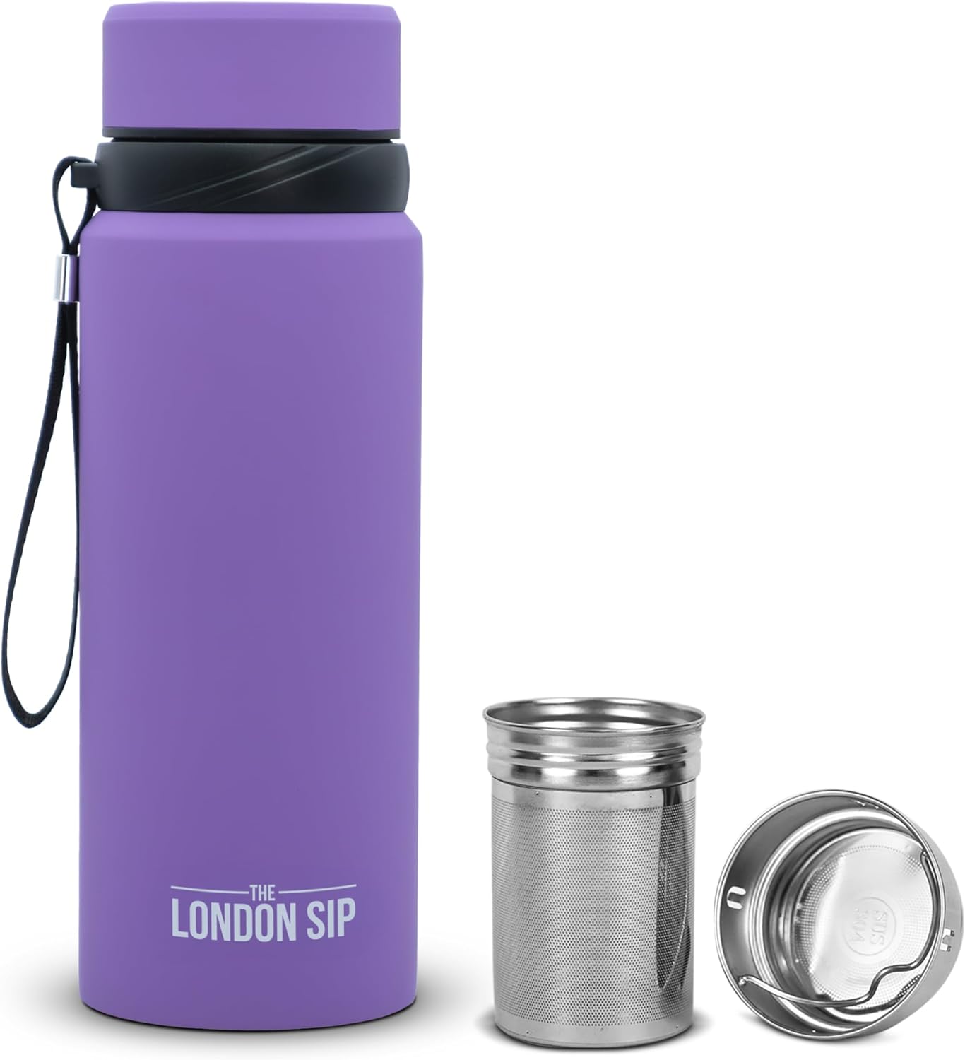 London Sip Tea Infuser Bottle – Purple – 25 oz