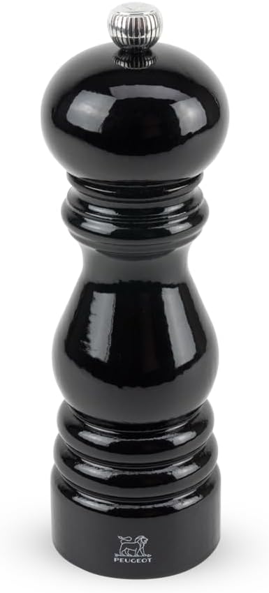 Peugeot Paris Classic Black Lacquer Salt Mill – 18 cm