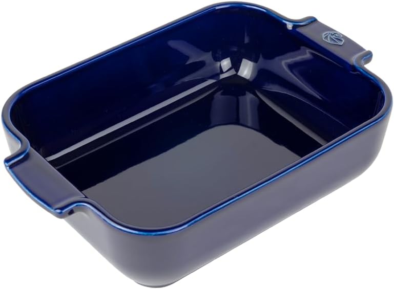 Peugeot Ceramic Baking Dish – Rectangular – Blue – 25 cm