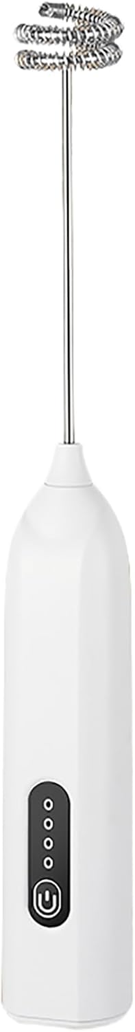 Fox Run Rechargeable Milk Frother, White