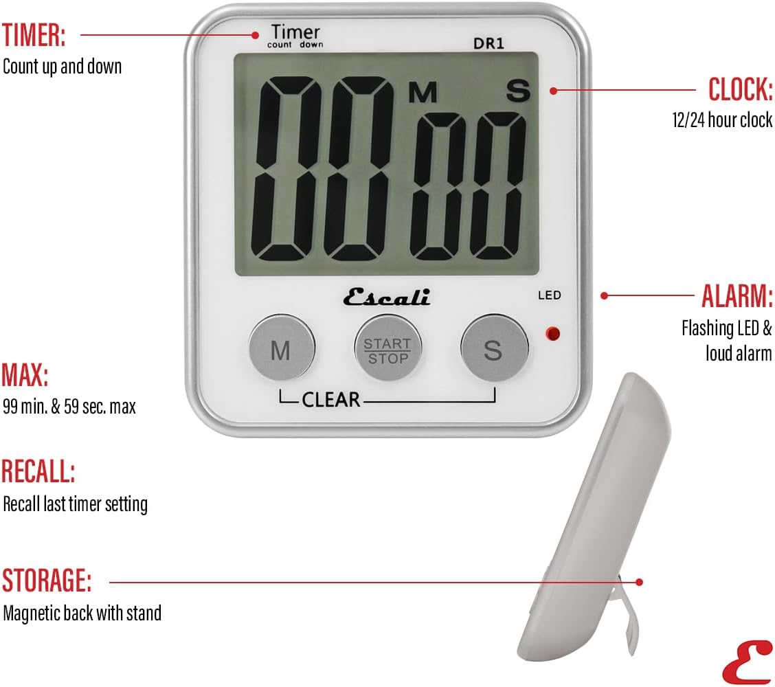Escali Extra Large Display Digital Timer