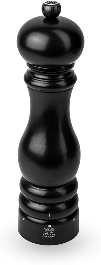 Peugeot Paris u'Select Satin Black Lacquer Salt Mill – 23 cm