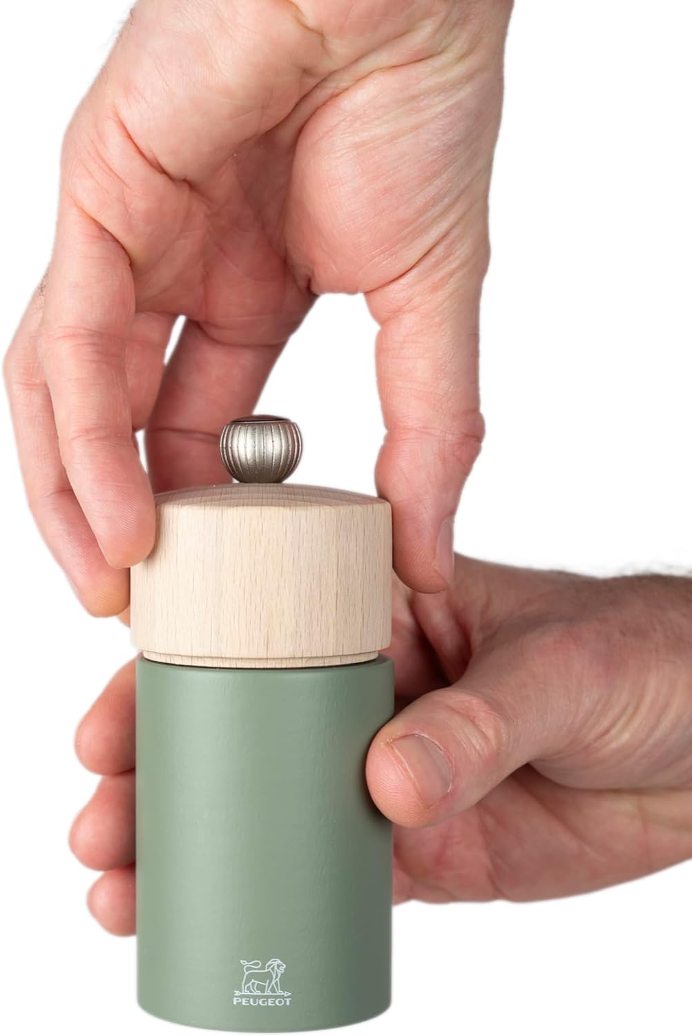 Peugeot Boreal Manual Pepper Mill – Fern Green Beechwood – 12 cm