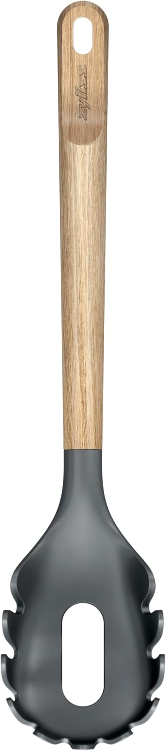Zyliss Spaghetti Server with Oak Wood Handle