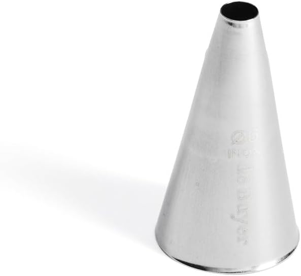 De Buyer Stainless Steel Plain Piping Nozzle – 0.6 cm