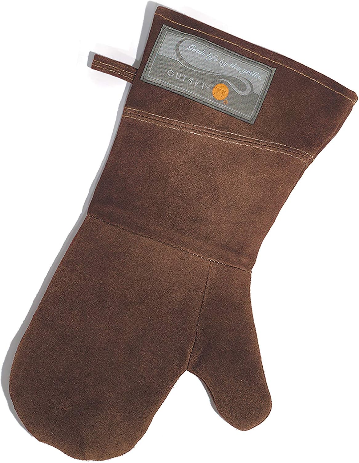 Outset Brown Leather Grill Mitt