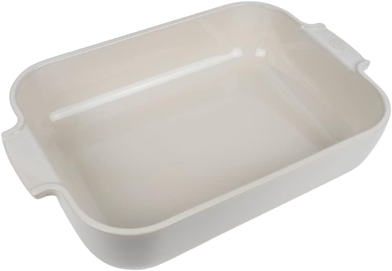 Peugeot Ceramic Baking Dish – Rectangular – Ecru – 36 cm