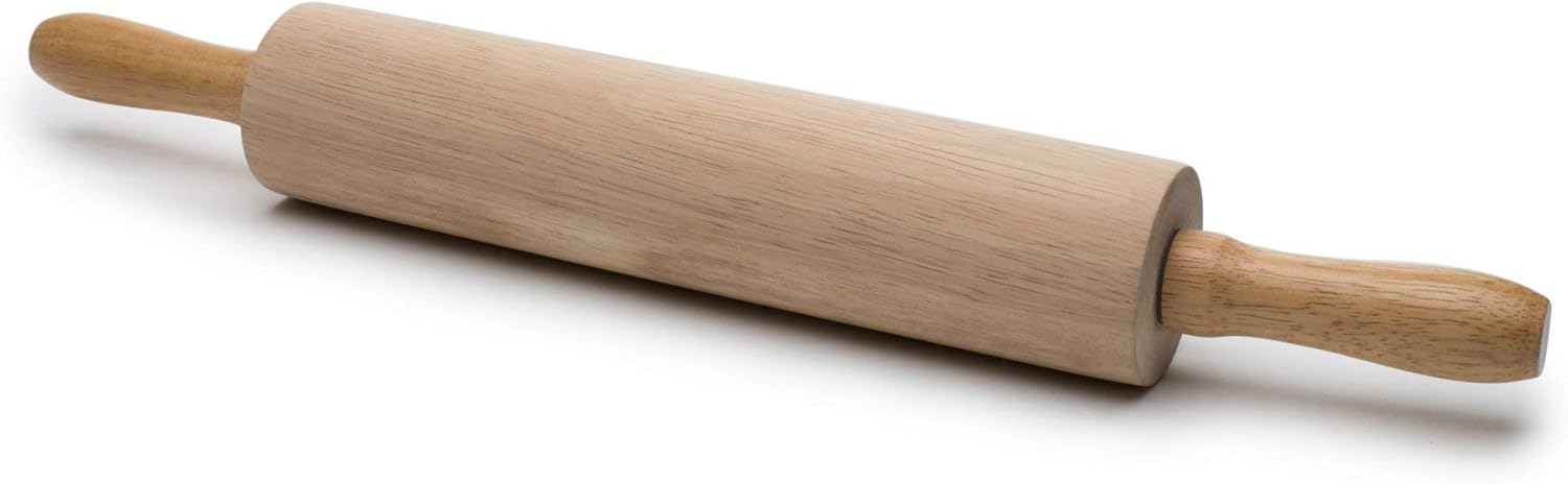 Fox Run Junior Rubber Wood Rolling Pin 10"