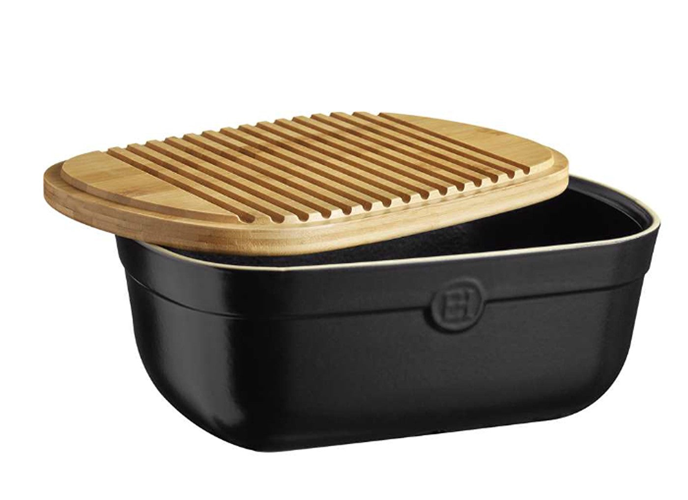 Emile Henry Bread Box Truffle Black