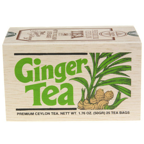 Metropolitan Tea Company Ginger Tea – 25 Teabag Wood Box