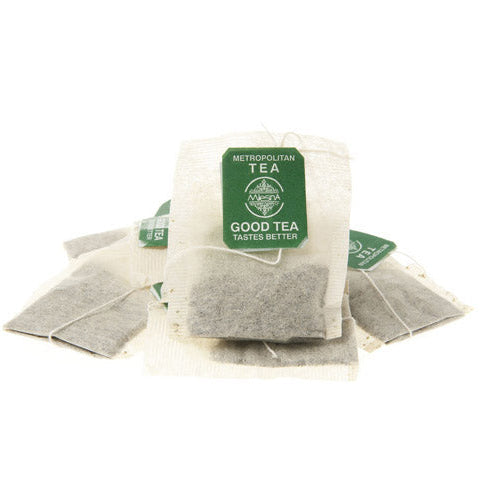 Metropolitan Tea Company Earl Grey Green Tea – 25 Teabag Wood Box