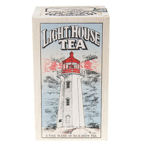 Metropolitan Tea Company Lighthouse Tea - 25 Teabag Wood Box Upright
