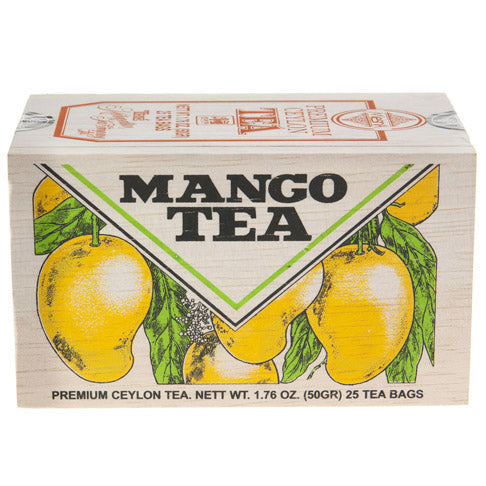 Metropolitan Tea Company Mango Tea – 25 Teabag Wood Box