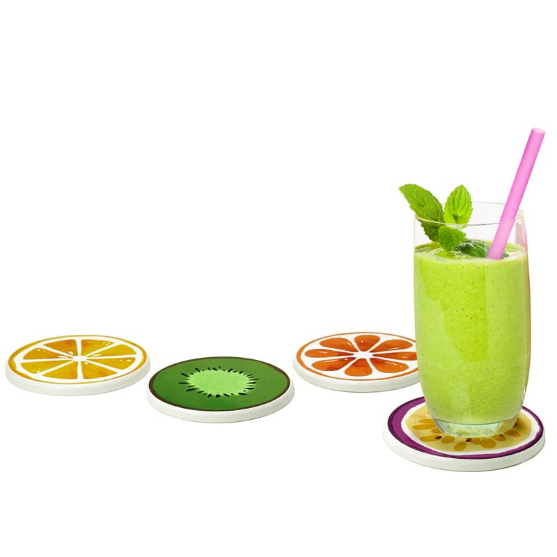 BIA Fruity Coasters Set of 4