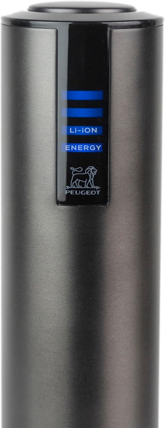 Peugeot Elis Touch Electric Rechargeable Corkscrew Carbone