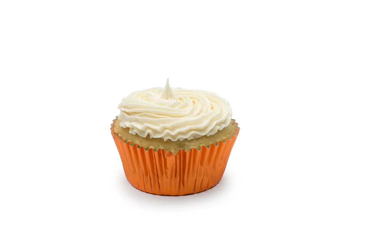 Fox Run Orange Foil Baking Cups, Set of 32