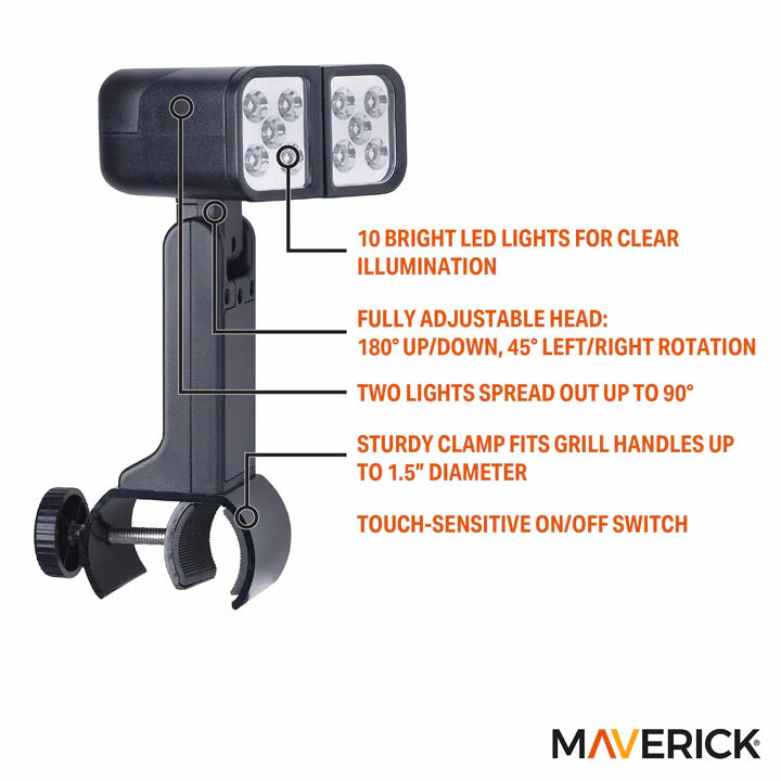Maverick Fully Adjustable LED Grill Light