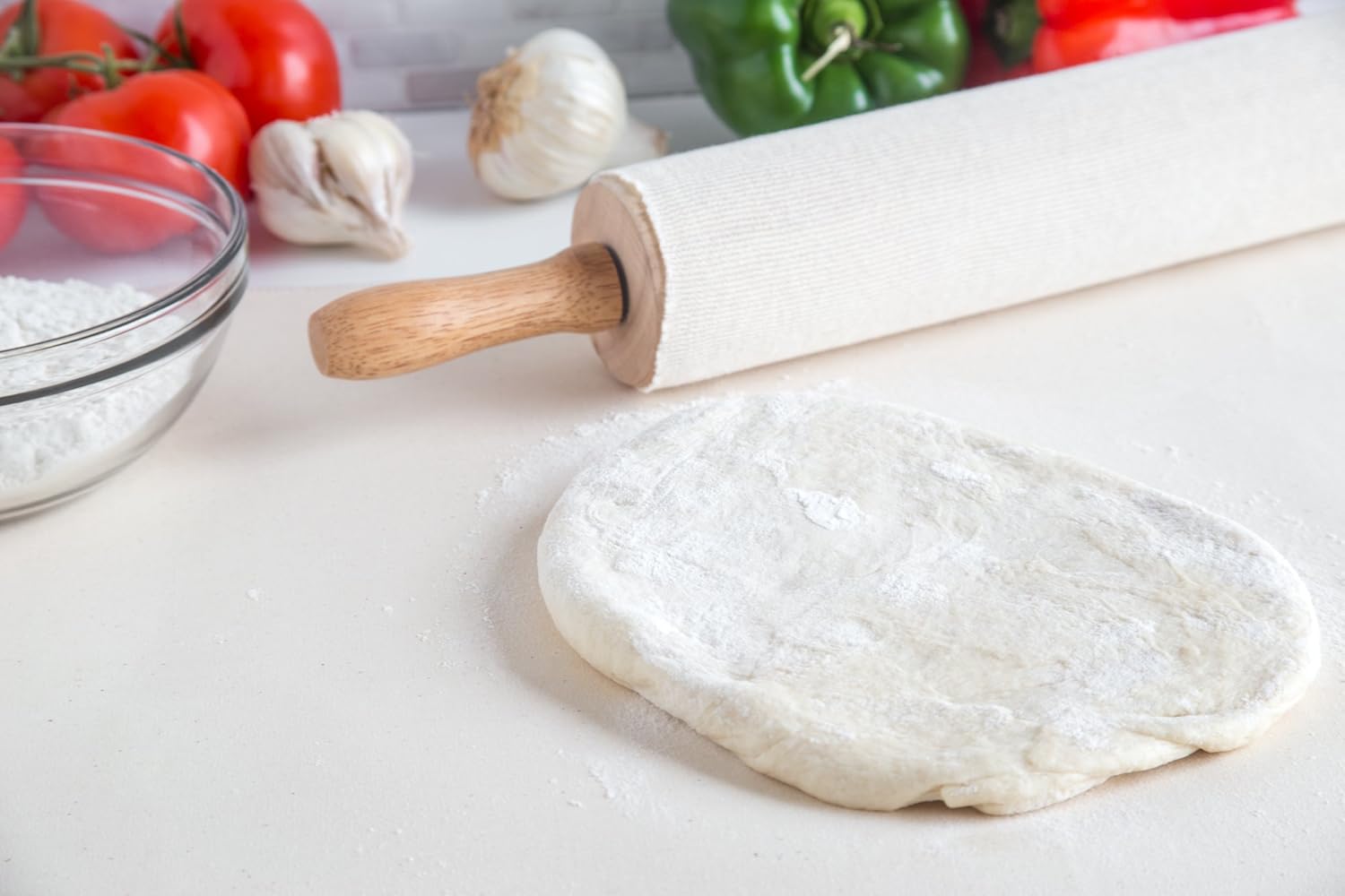 Fox Run Pastry Cloth & Rolling Pin Cover