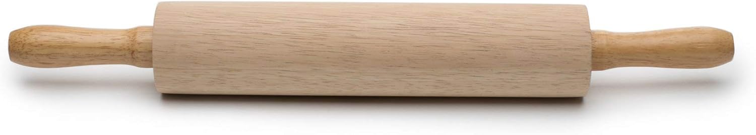 Fox Run Junior Rubber Wood Rolling Pin 10"