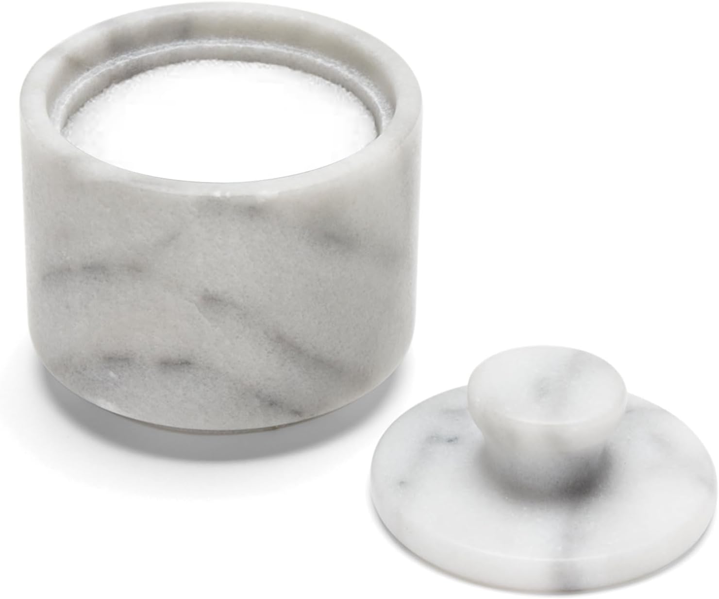 Fox Run White Marble Salt Cellar