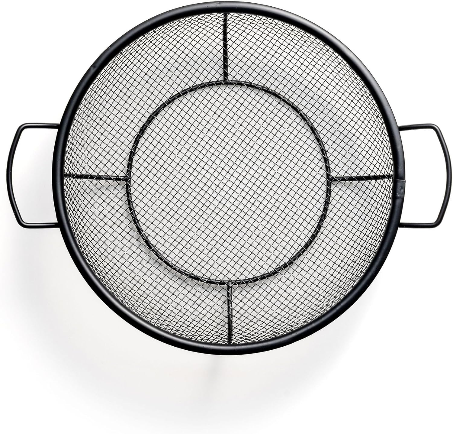 Outset Non-Stick Round Shallow Grill Basket