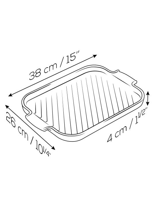 Peugeot Grill to Table Meat Grill – Black – 38 cm