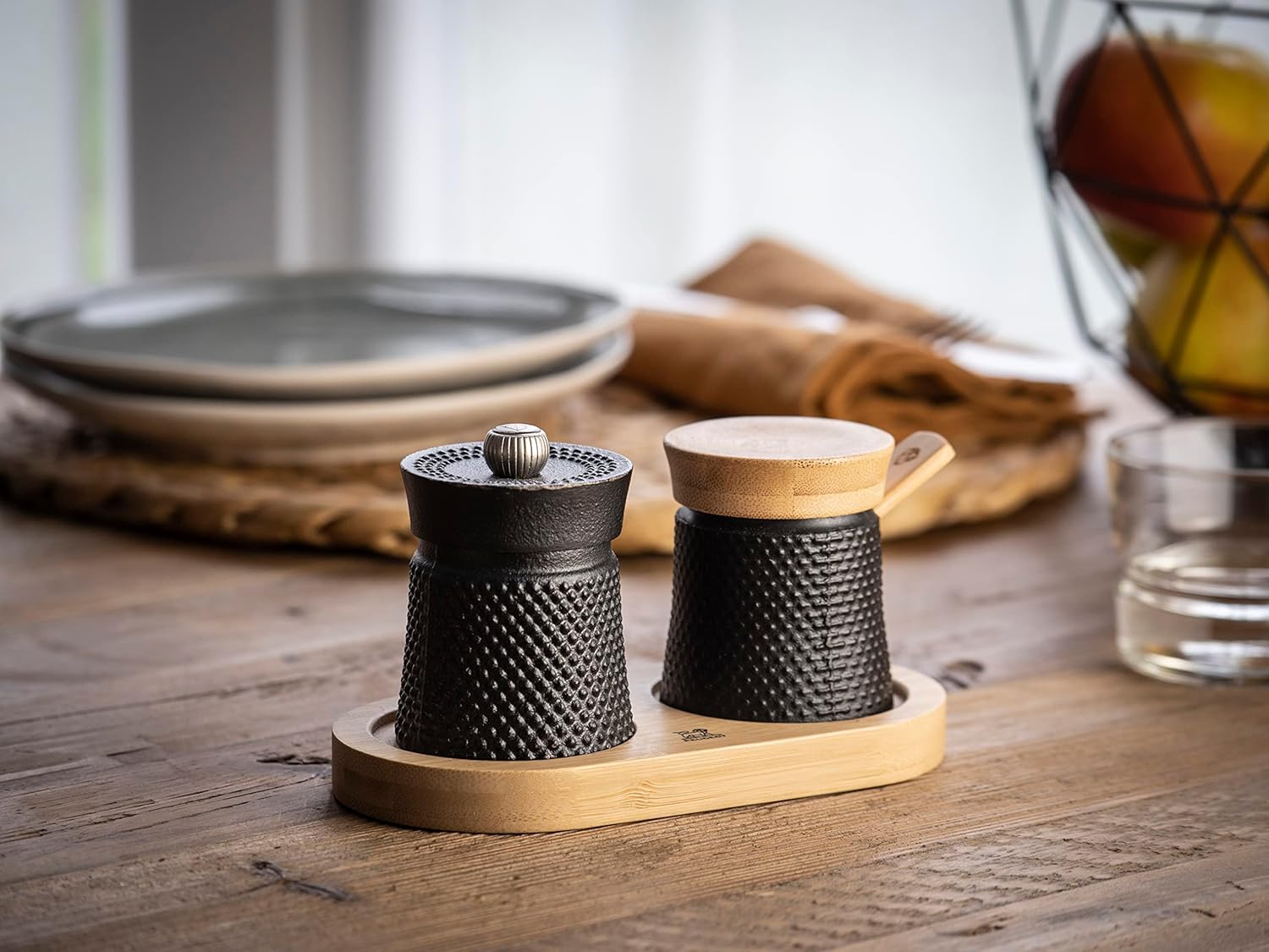 Peugeot Bali Spice Palace Pepper Mill & Salt Cellar Set