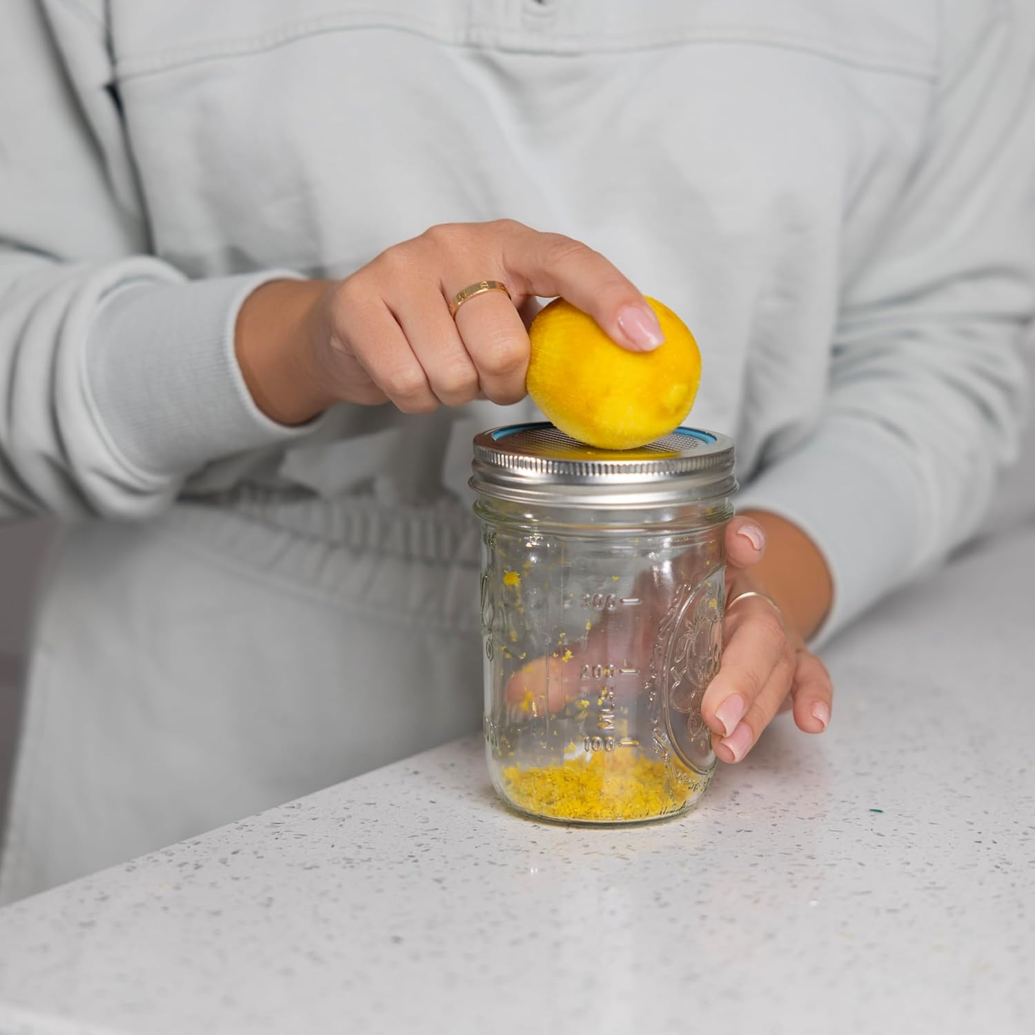 Jarware Grater and Zester Lid Set