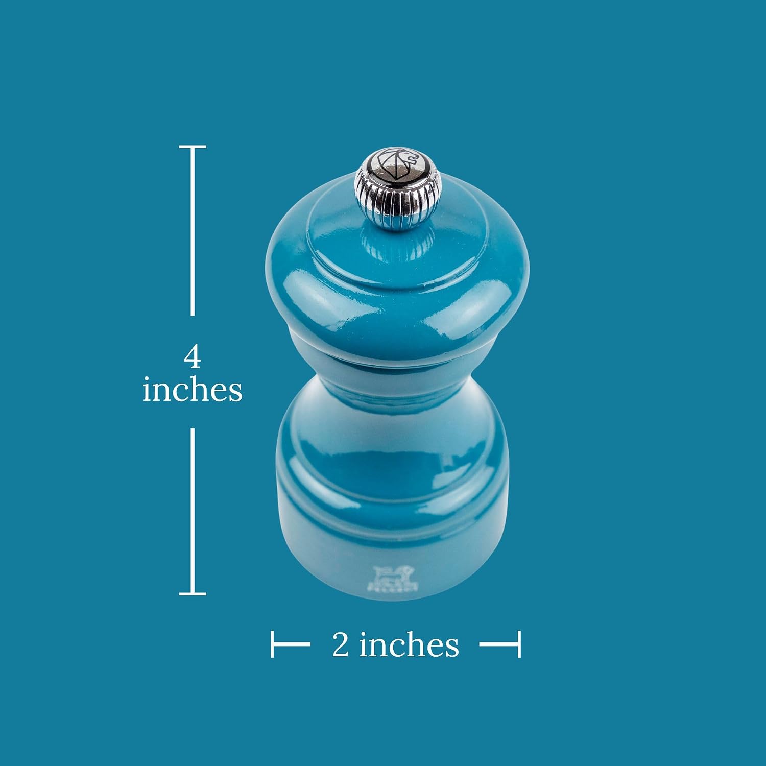 Peugeot Bistrorama Manual Salt Mill – Pacific Blue – 10 cm
