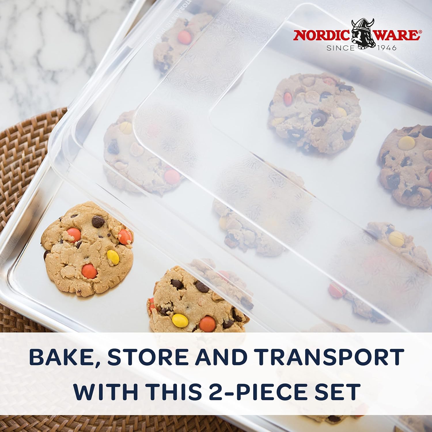 Nordic Ware Half Sheet Pan with Lid