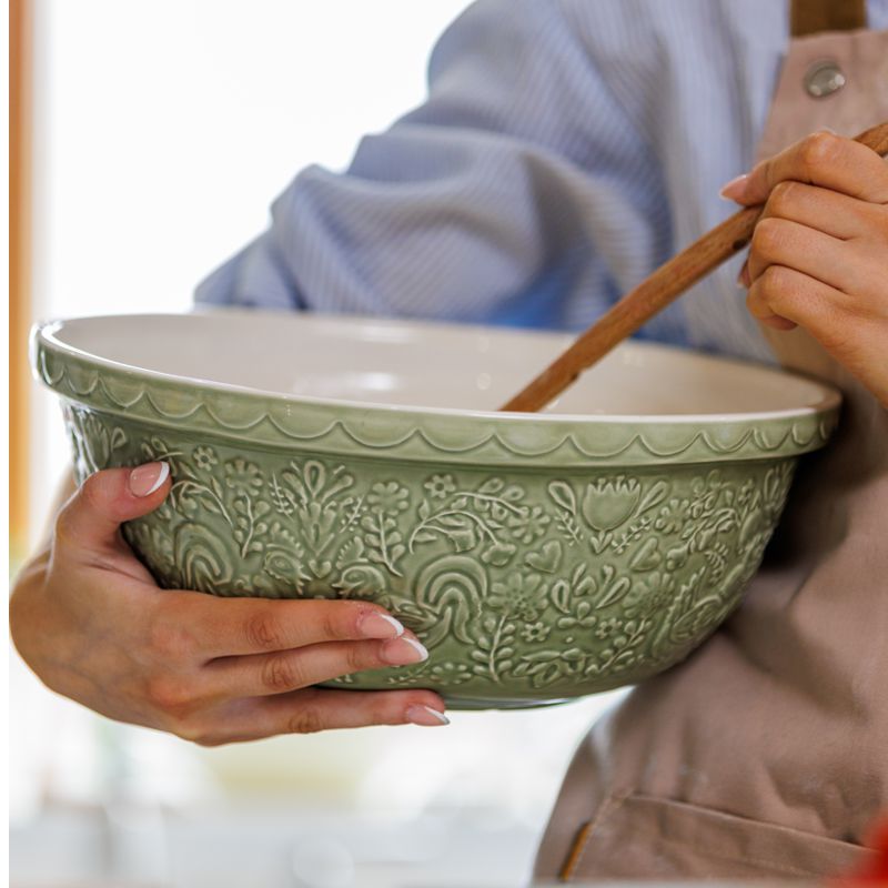 Mason Cash Roost Mixing Bowl 11.75-Inch Green