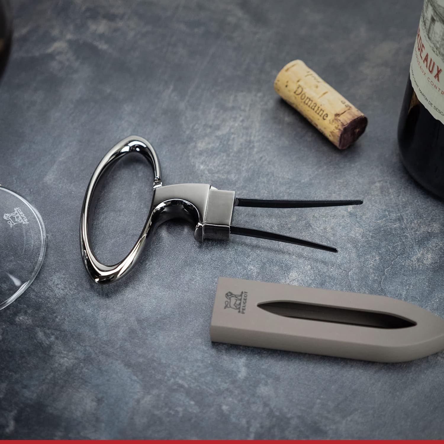 Peugeot Mathus Two-Prong Corkscrew Black