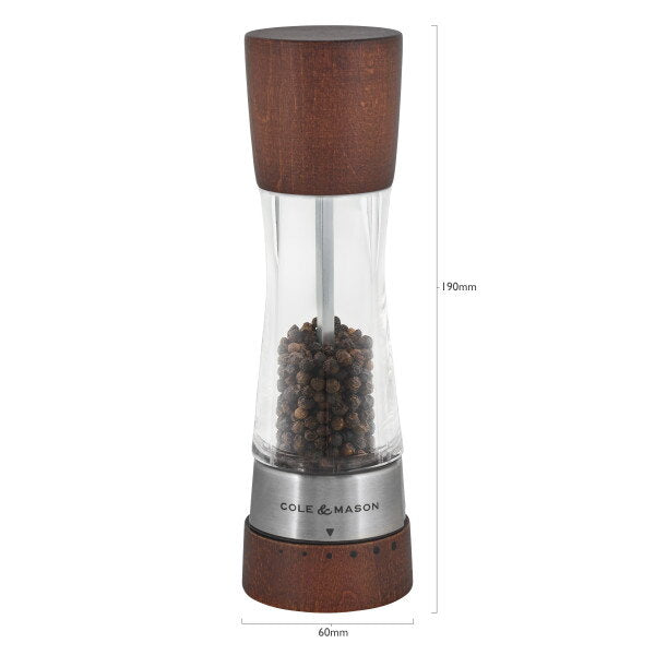 Cole & Mason Derwent Forest Gourmet Pepper Mill – 7.5" / 19 cm