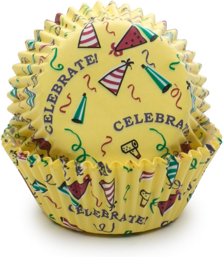 Fox Run Celebrate Bake Cups - 50 Pack