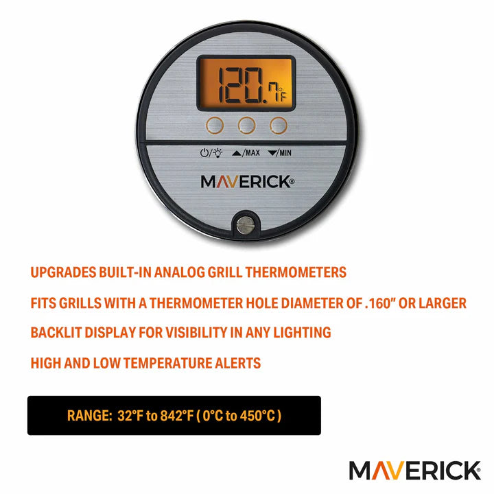 Maverick Professional Thermocouple Grill Thermometer - 310"shaft