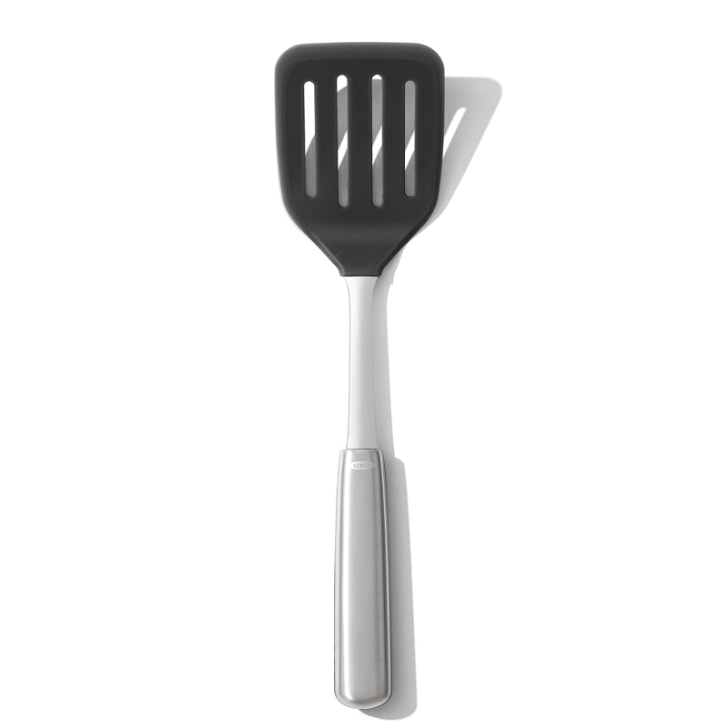 OXO Steel Slotted Silicone Turner